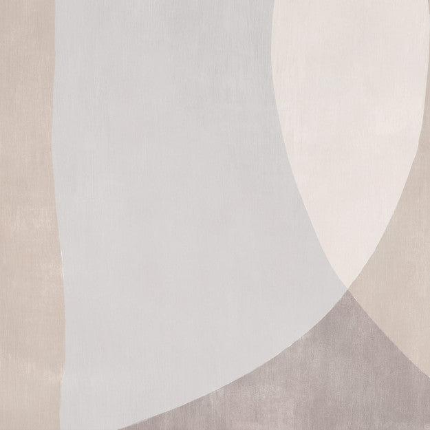 Les Dominotiers Circles Beige / Grey / Terracota Behang DOM 700