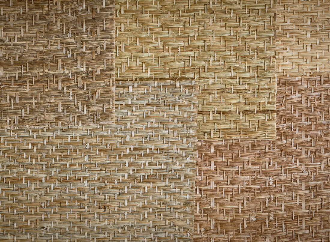 CMO Paris Abaca Herbacé Behang WAB 11 - olive