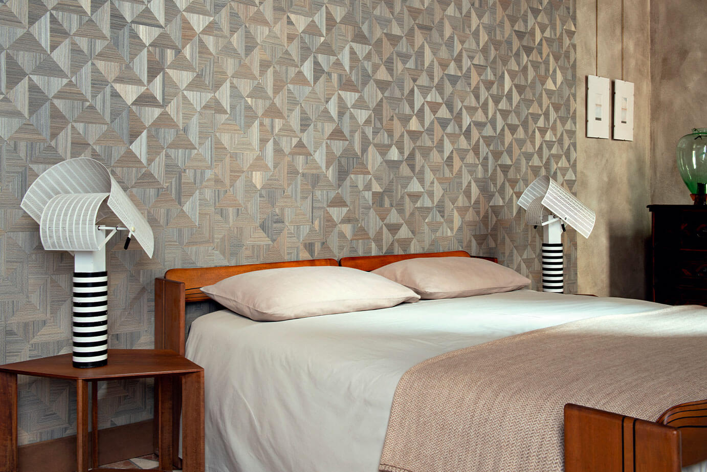CMO Paris Abaca Square Behang WAB 06 - Argent