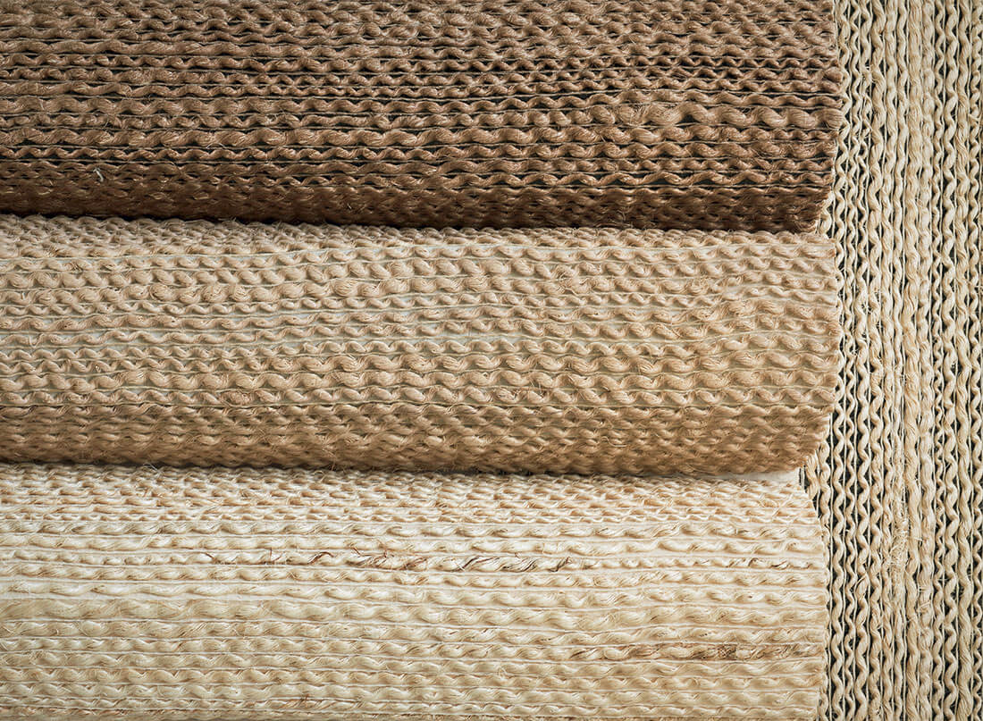 CMO Paris Abaca Tressé Behang WAB 08 - naturel blanc