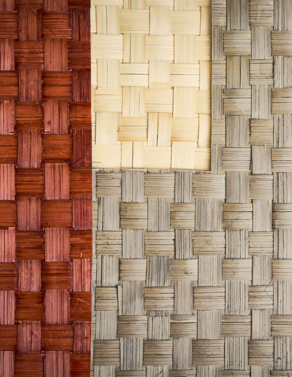 CMO Paris Bambou Canvas Behang WBB 04 - tabac