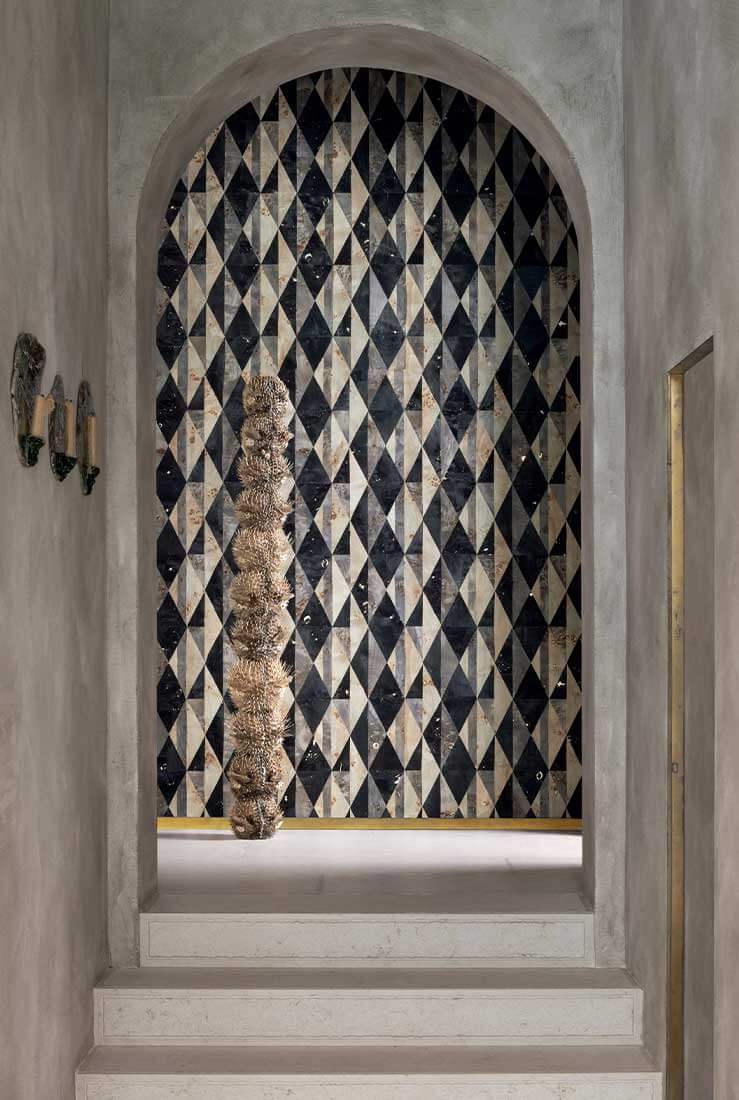 CMO Paris Bois Marbré Arlequin Behang WBO 05 - Nuage