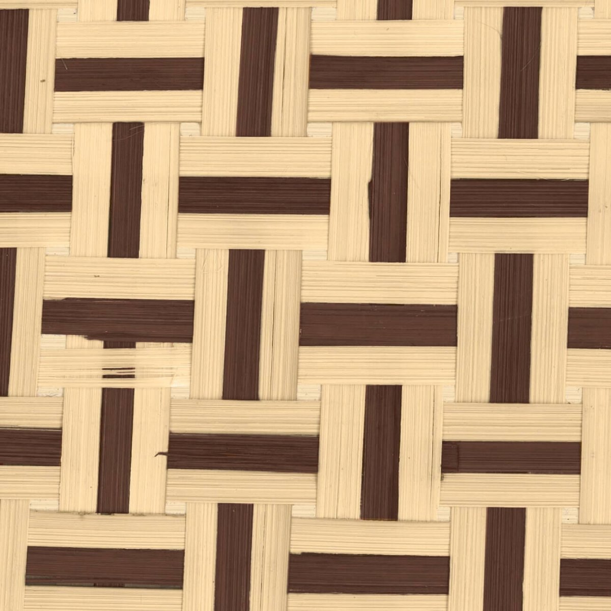 CMO Paris Bambou Bi-Couleur Behang WBB 05 10 - Naturel tabac - LAB COLOUR THE WORLD