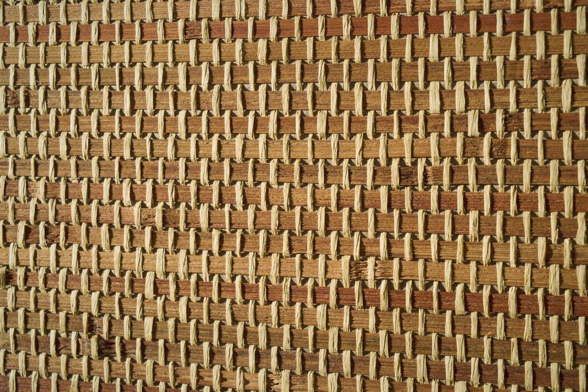 CMO Paris Bambou Tressé Behang WBB 07 65 - Kaki - LAB COLOUR THE WORLD