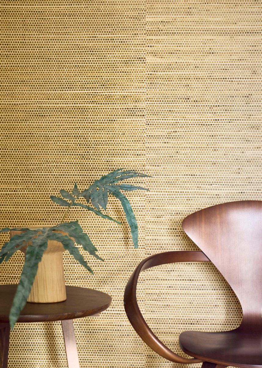 CMO Paris Bambou Tressé Behang WBB 07 79 - Fume - LAB COLOUR THE WORLD