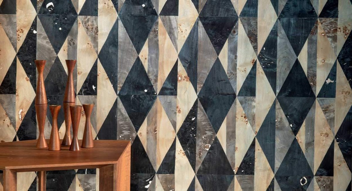 CMO Paris Bois Marbré Arlequin Behang WBO 05 49 - Nuage - LAB COLOUR THE WORLD
