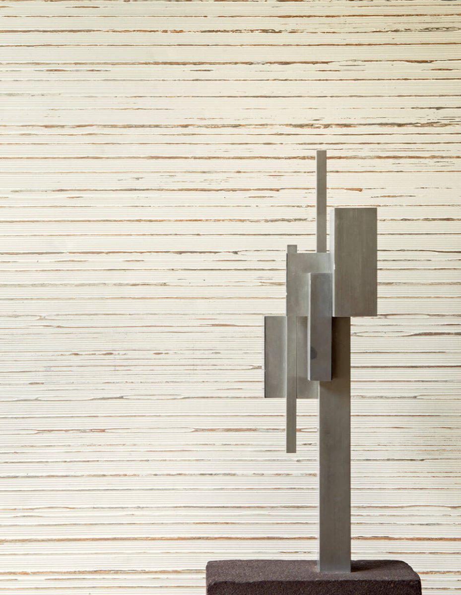 CMO Paris Gesso Rayé Behang WCA 04 15 - Sable - LAB COLOUR THE WORLD