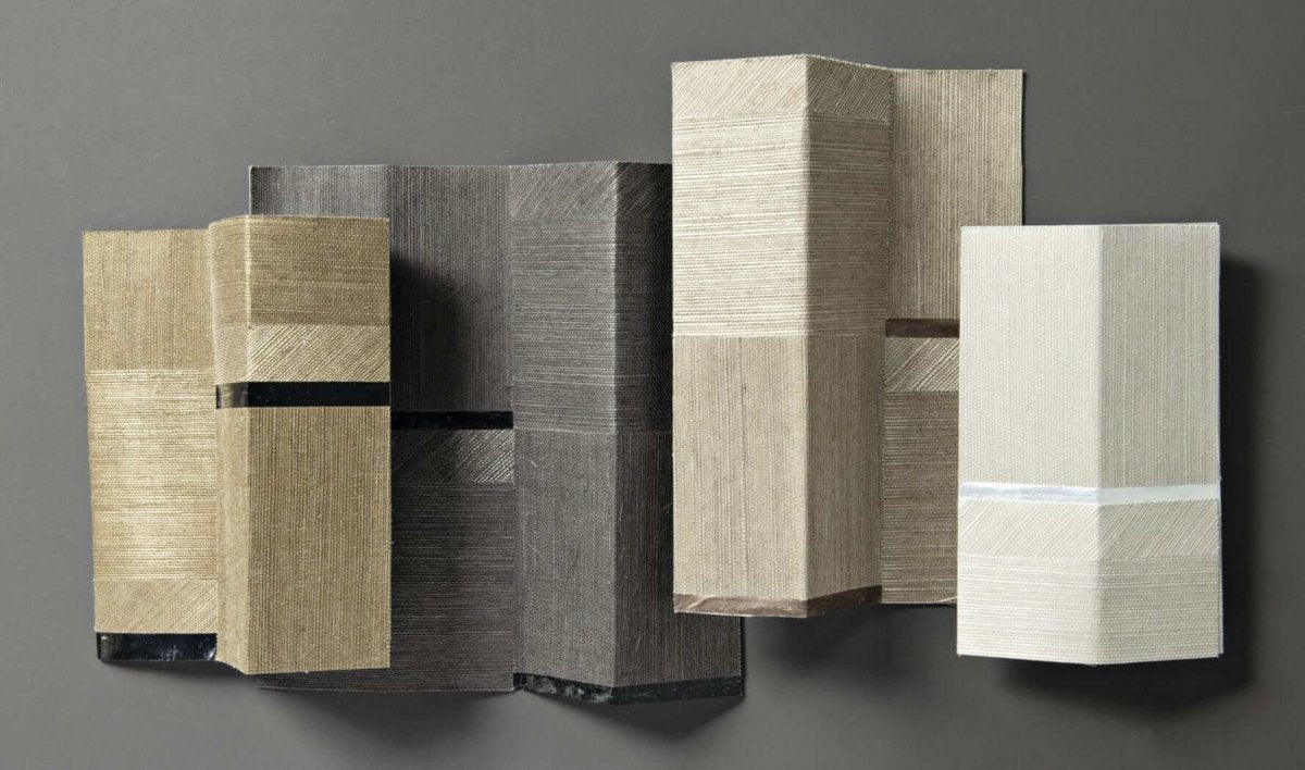 CMO Paris Sisal Carré Behang WSI 03 10 - Beige Argent - LAB COLOUR THE WORLD