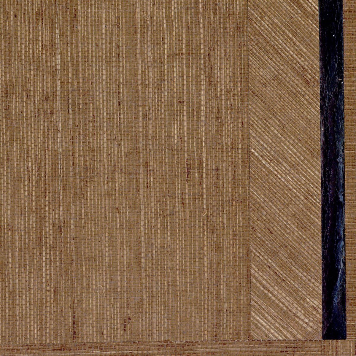 CMO Paris Sisal Carré Behang WSI 03 70 - Tabac Noir - LAB COLOUR THE WORLD