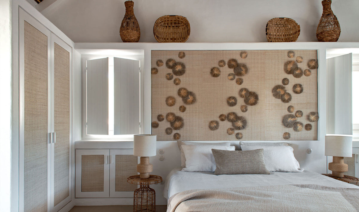 CMO Paris Raphia Lotus Behang WRA 08 - Naturel
