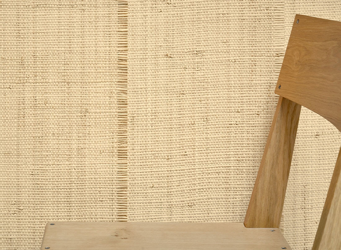 CMO Paris Raphia Vertical Behang WRA 14 - naturel