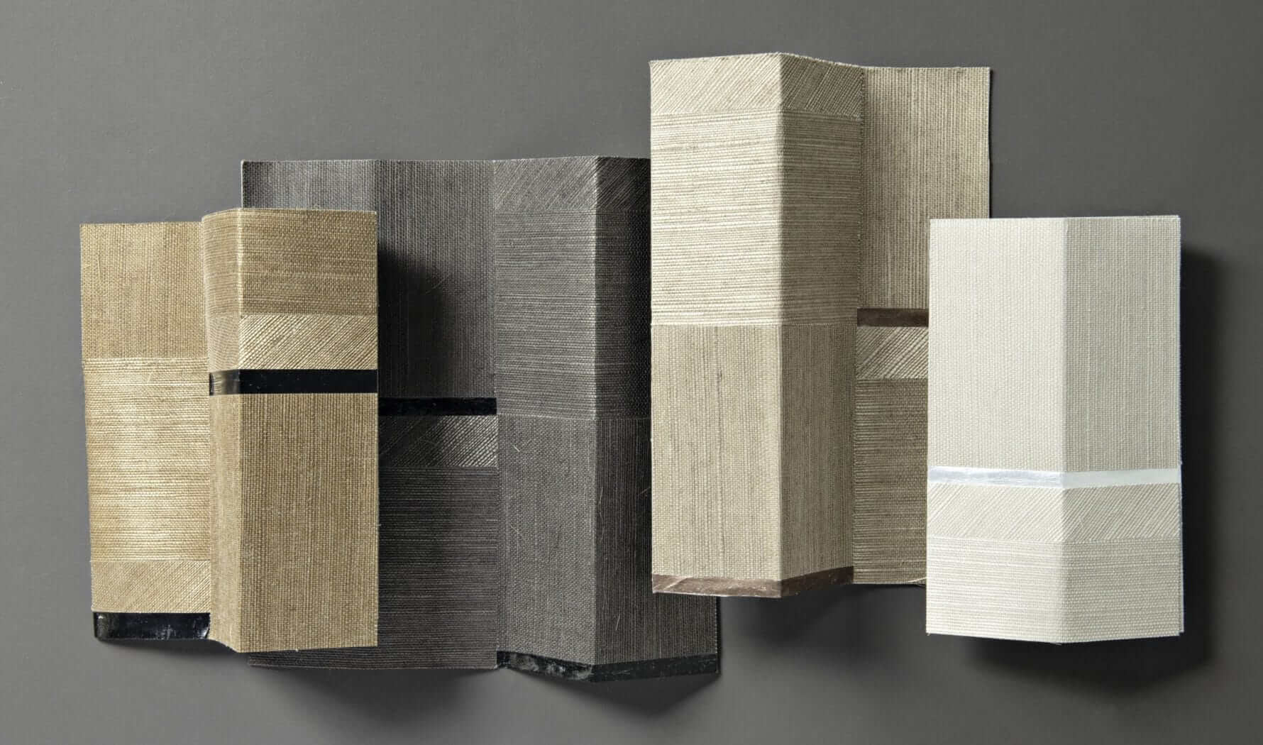 CMO Paris Sisal Carré Behang WSI 03 - Beige Or