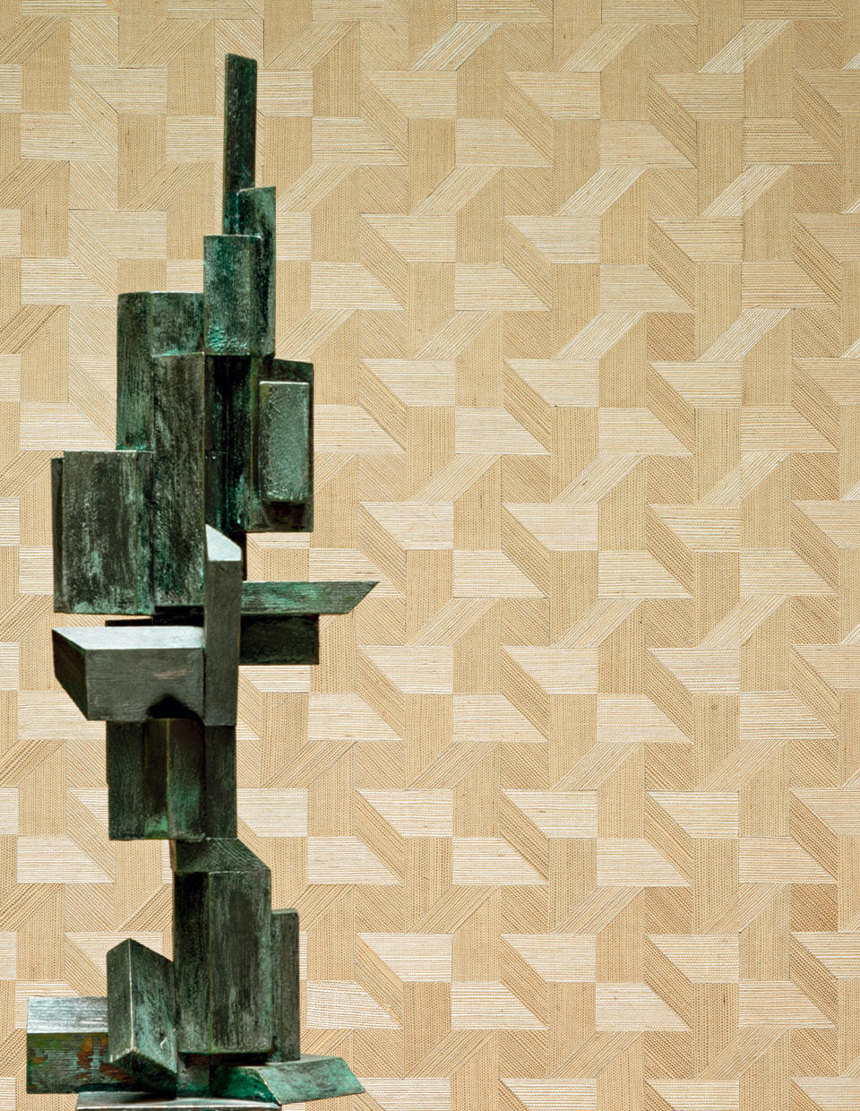 CMO Paris Sisal Cannage Behang WSI 06 - Pierre