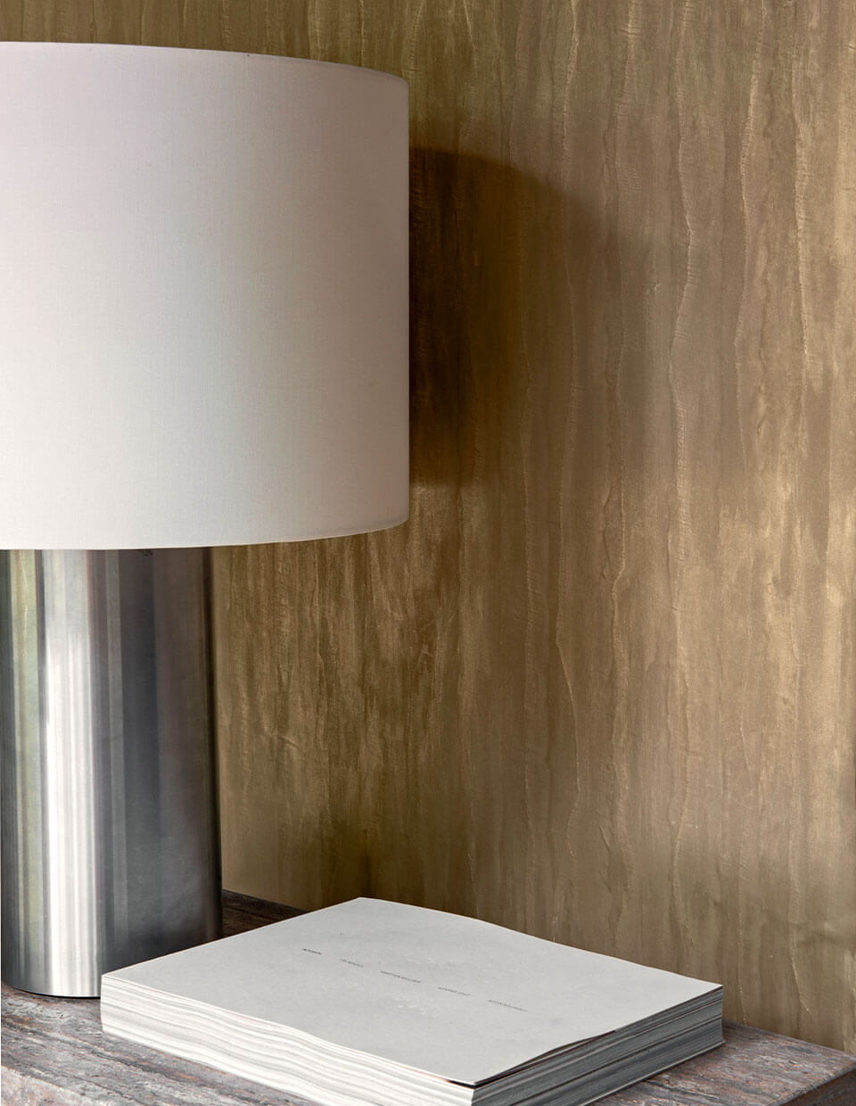 CMO Paris Gesso Onde Behang WCA 02 - Ambre