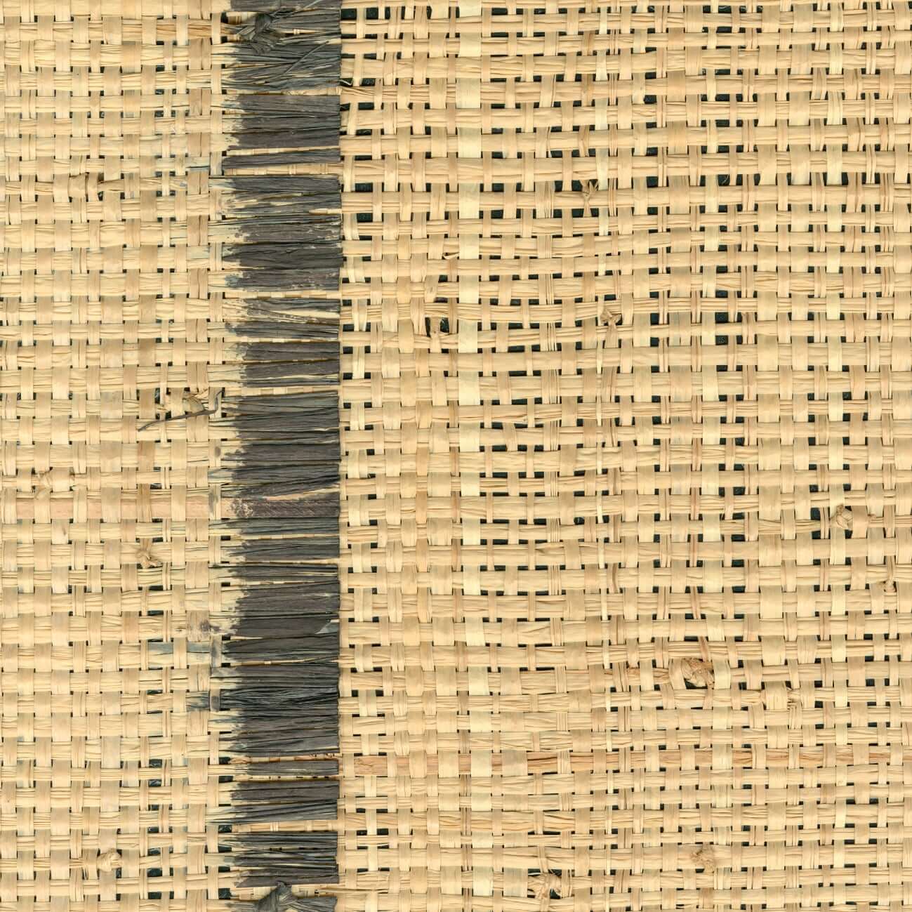 CMO Paris Raphia Vertical Behang CMO WRA 14 - noir