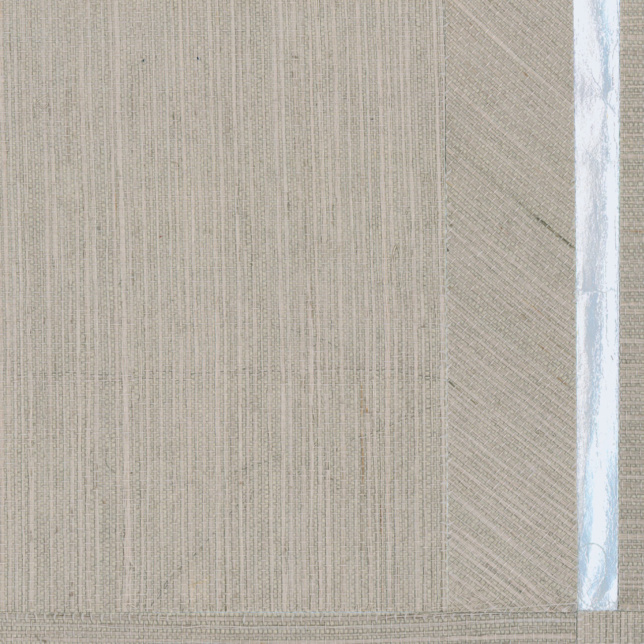 CMO Paris Sisal Carré Behang CMO WSI 03 - Beige Argent
