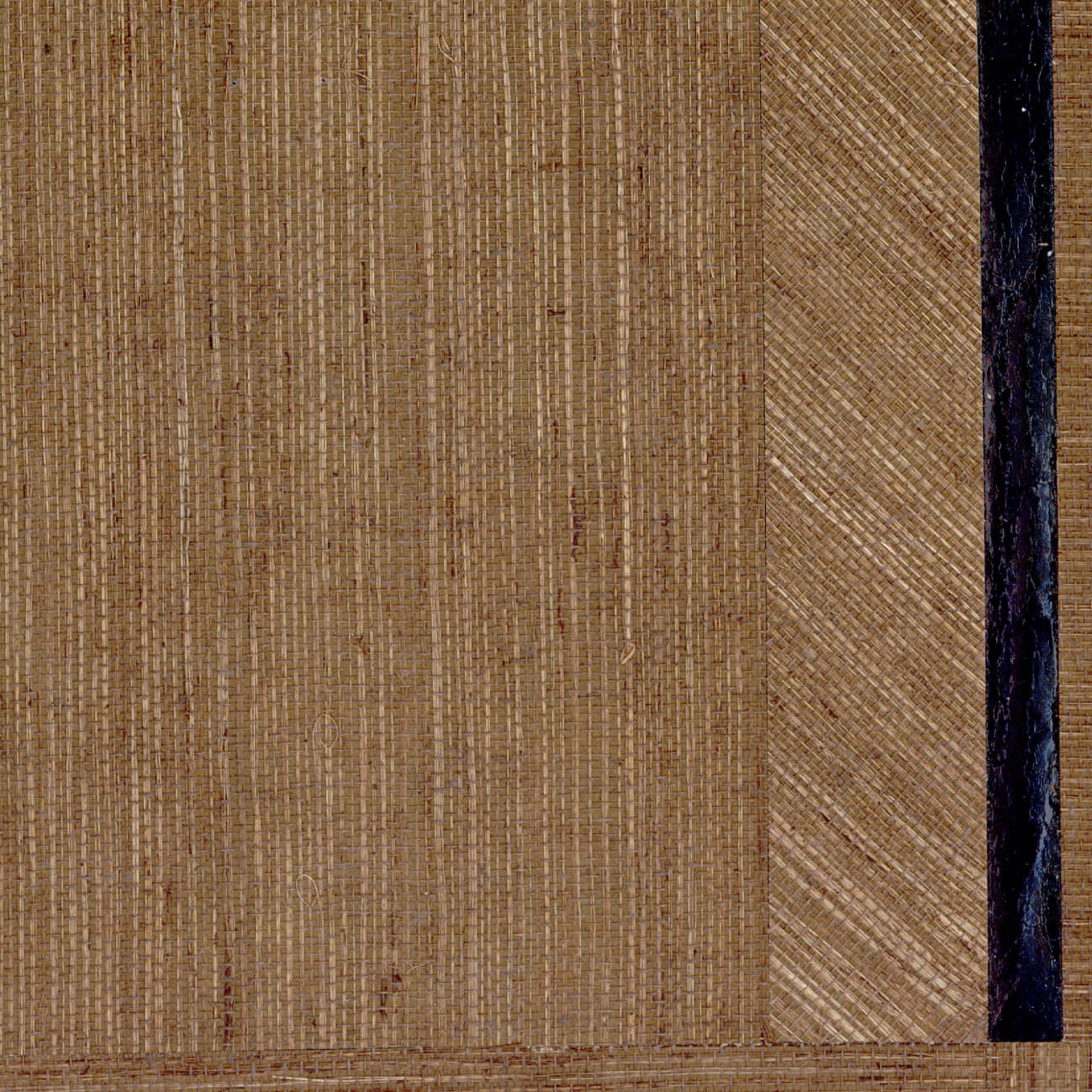 CMO Paris Sisal Carré Behang CMO WSI 03 - Tabac Noir