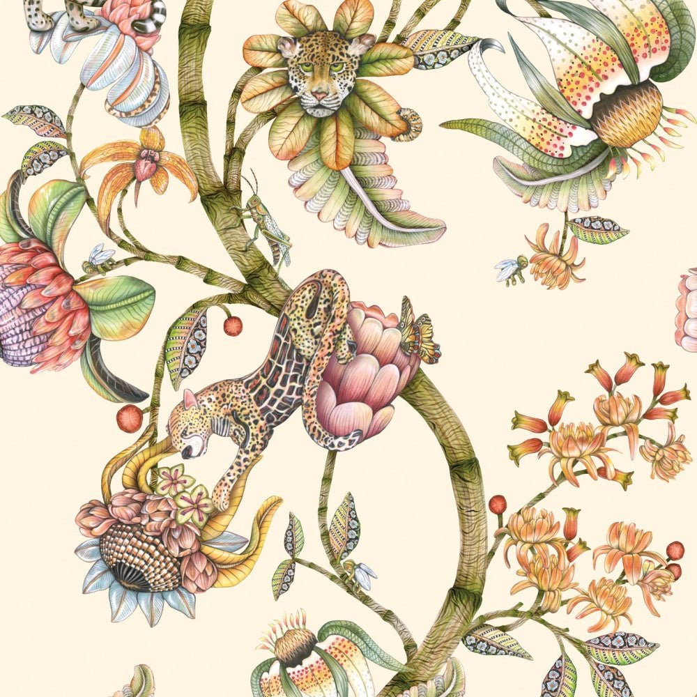 Cole & Son ARDMORE - BAOBAB Protea Panthera behang 129/6021 - LAB COLOUR THE WORLD