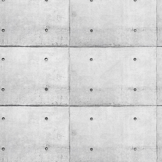 Les Dominotiers Concrete Wall Gris Behang DOM 432