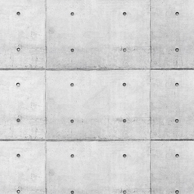 Les Dominotiers Concrete Wall Gris Behang DOM 432