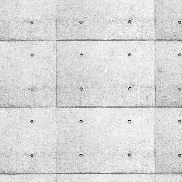 Les Dominotiers Concrete Wall Gris Behang DOM 432