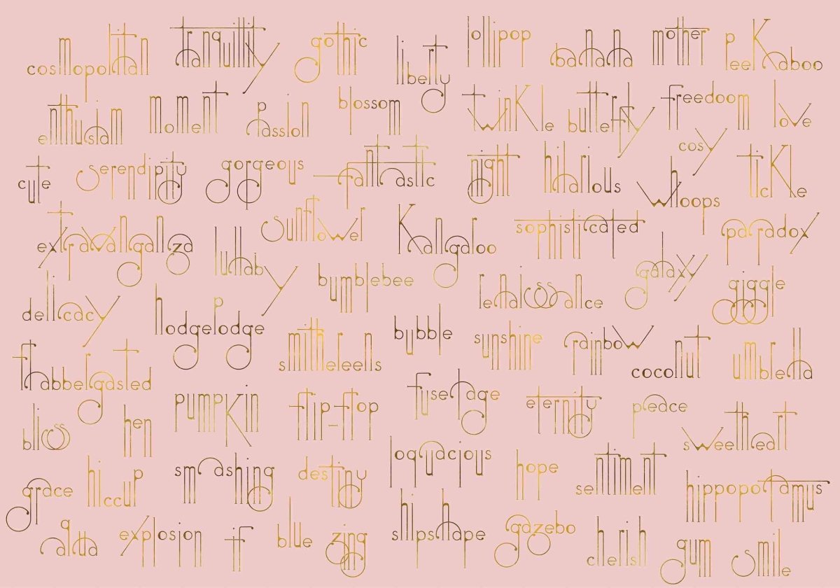 Coordonné 40th Anniversary Beautiful Words Flamingo behang 8000039 - LAB COLOUR THE WORLD