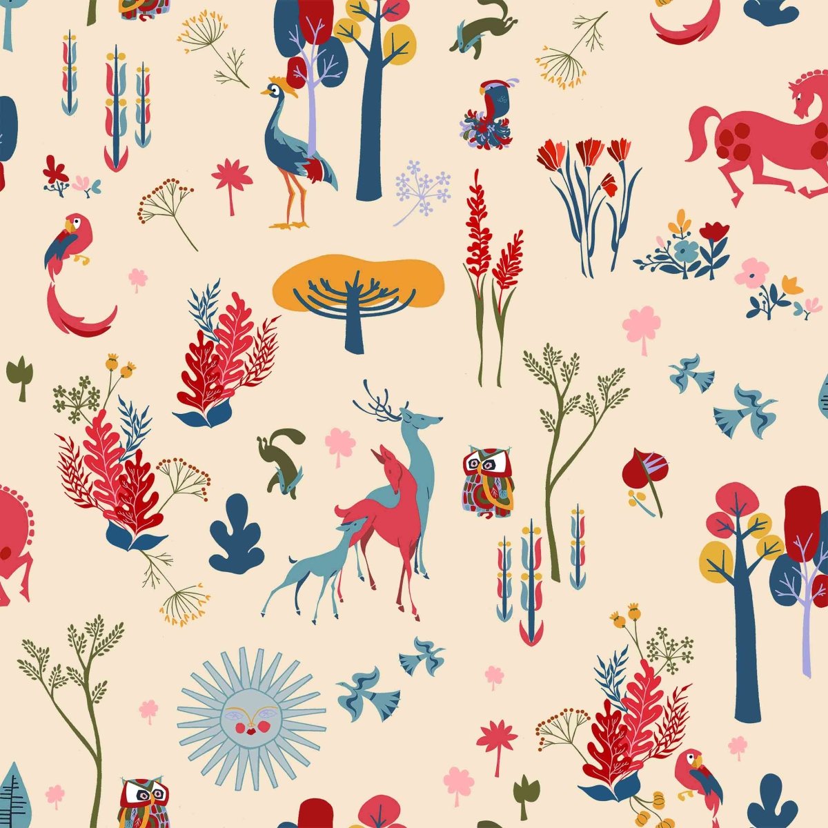 Coordonné 40th Anniversary El bosque animado behang 8000001 - LAB COLOUR THE WORLD