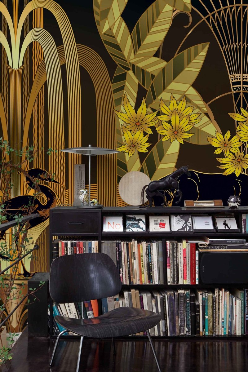 Coordonné 40th Anniversary Rue Babylone Gold behang 8000052 - LAB COLOUR THE WORLD