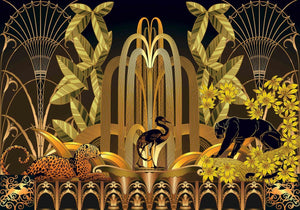 Coordonné 40th Anniversary Rue Babylone Gold behang 8000052 - LAB COLOUR THE WORLD