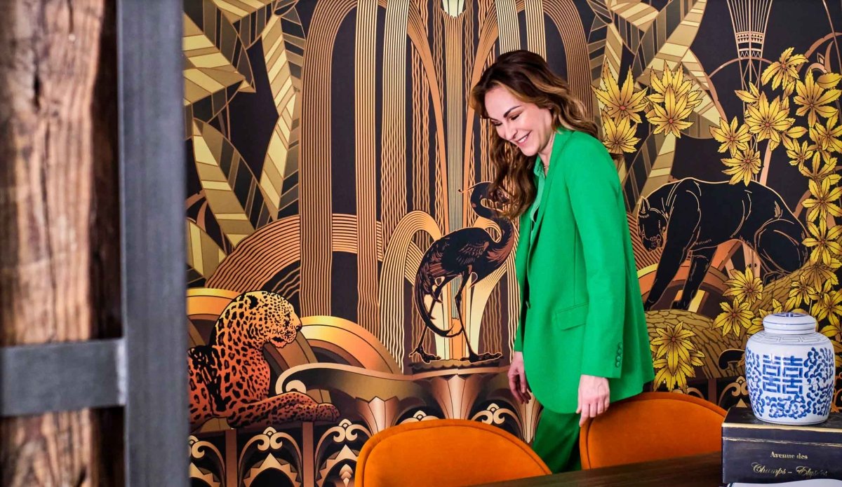 Coordonné 40th Anniversary Rue Babylone Gold behang 8000052 - LAB COLOUR THE WORLD