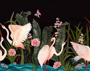 Coordonné 40th Anniversary Wetlands Night Call behang 8000058 - LAB COLOUR THE WORLD