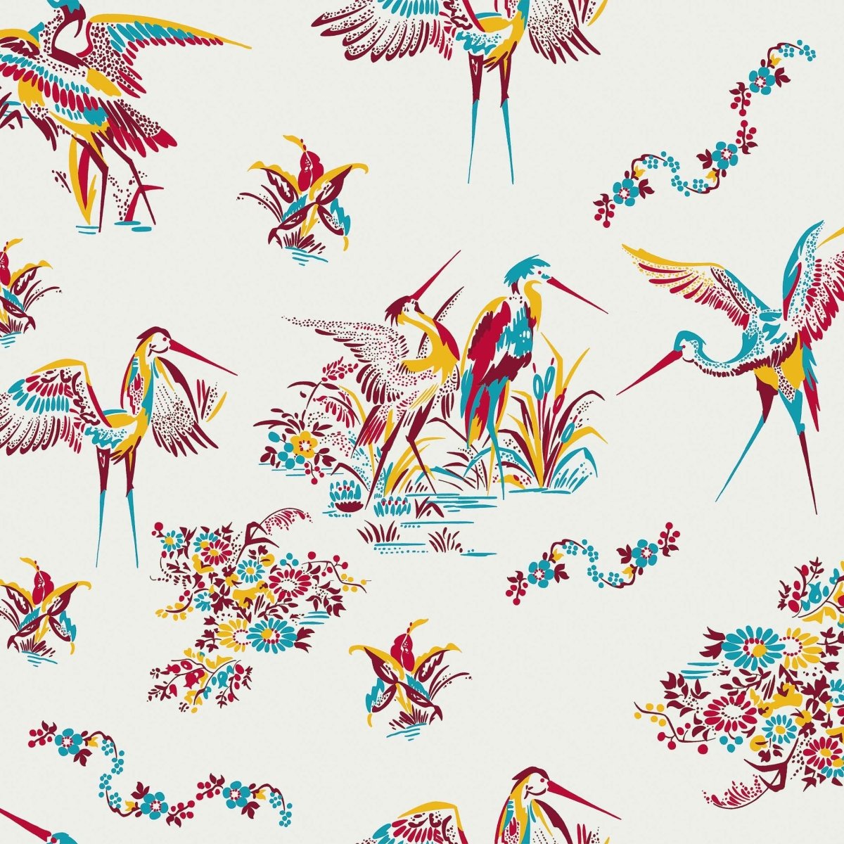 Coordonné Anima Grullas de papel behang 5900000 - LAB COLOUR THE WORLD