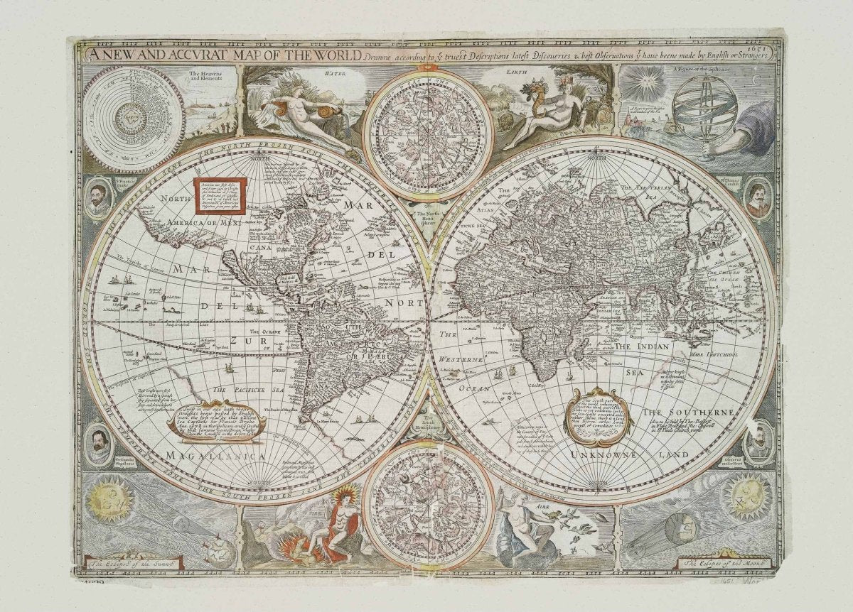 Coordonné Aracne Historical Map behang A00325 - LAB COLOUR THE WORLD