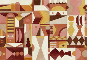 Coordonné Berber Amasigh Pottery behang B00461 - LAB COLOUR THE WORLD