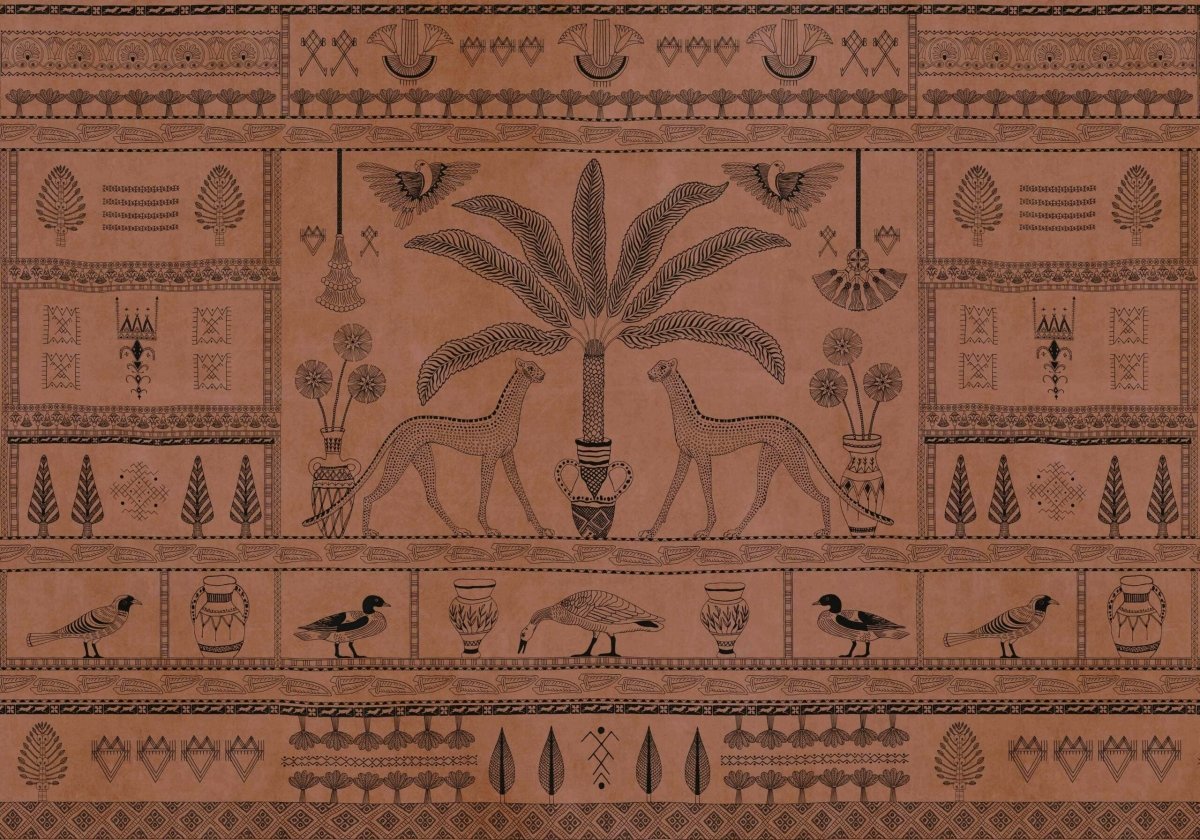 Coordonné Berber Asni Valley Clay behang B00458 - LAB COLOUR THE WORLD