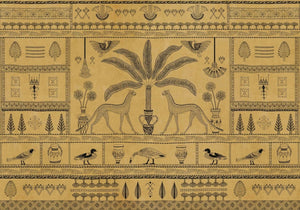 Coordonné Berber Asni Valley Curry behang B00457 - LAB COLOUR THE WORLD