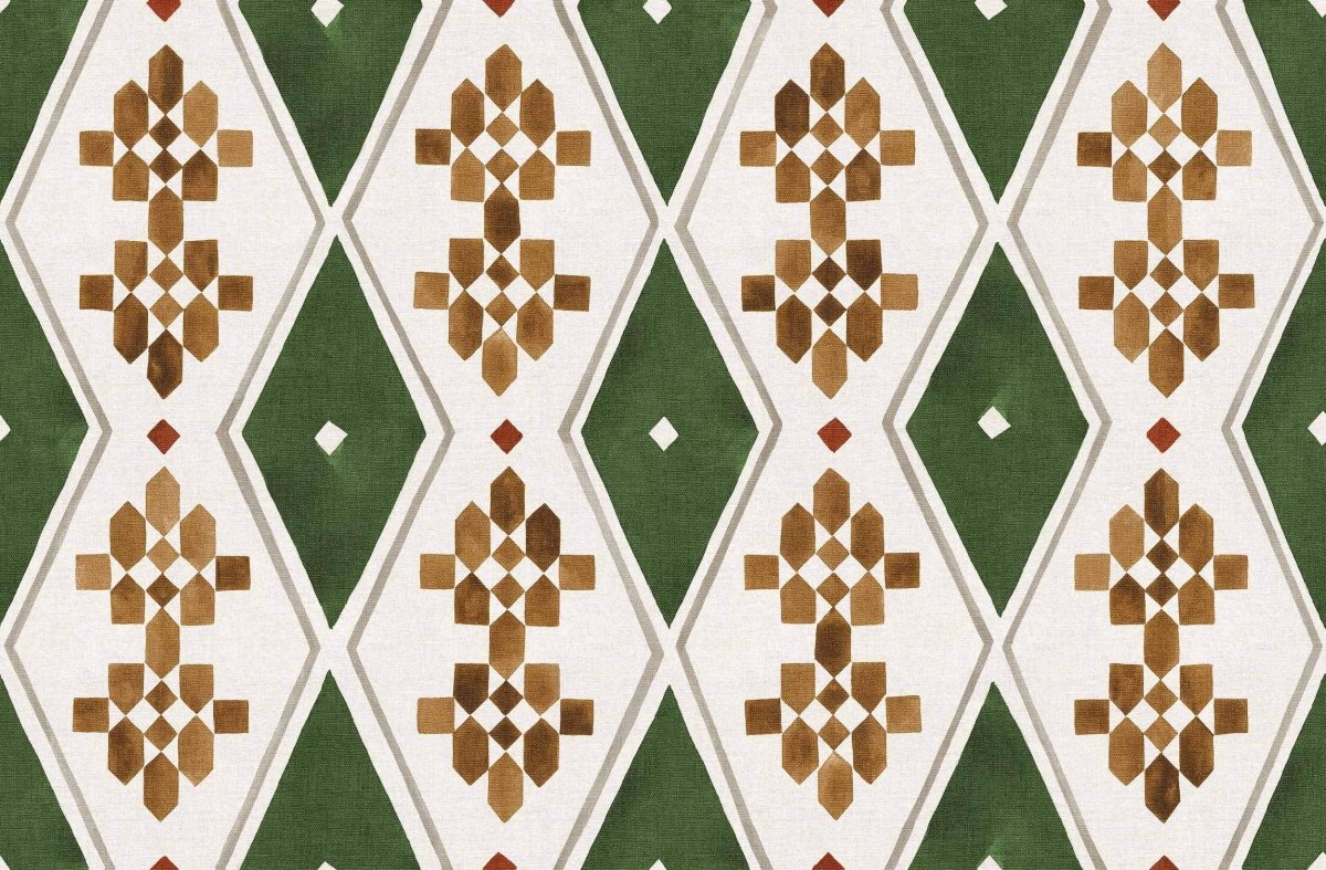 Coordonné Berber Beldi Rugs Leaves behang B00448 - LAB COLOUR THE WORLD