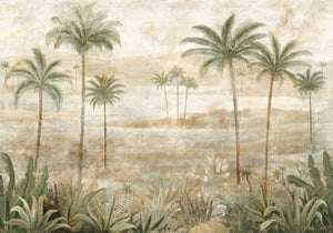 Coordonné Berber Draa Palms Leaves behang B00452 - LAB COLOUR THE WORLD