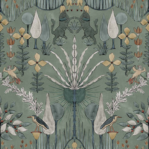 Coordonné Berber Oasis Villa Celadon behang B00435 - LAB COLOUR THE WORLD