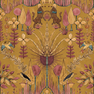 Coordonné Berber Oasis Villa Curry behang B00437 - LAB COLOUR THE WORLD