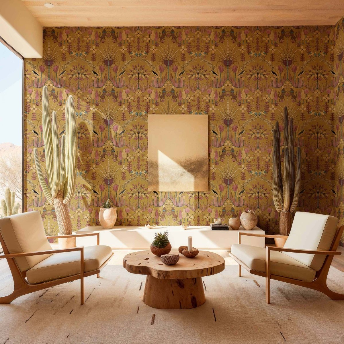 Coordonné Berber Oasis Villa Curry behang B00437 - LAB COLOUR THE WORLD