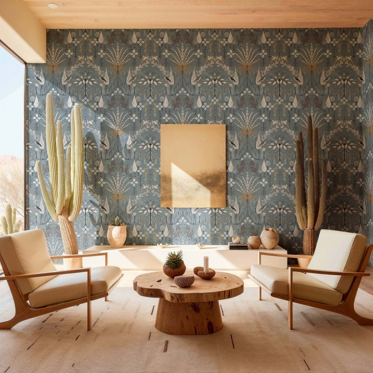 Coordonné Berber Oasis Villa Sky behang B00439 - LAB COLOUR THE WORLD