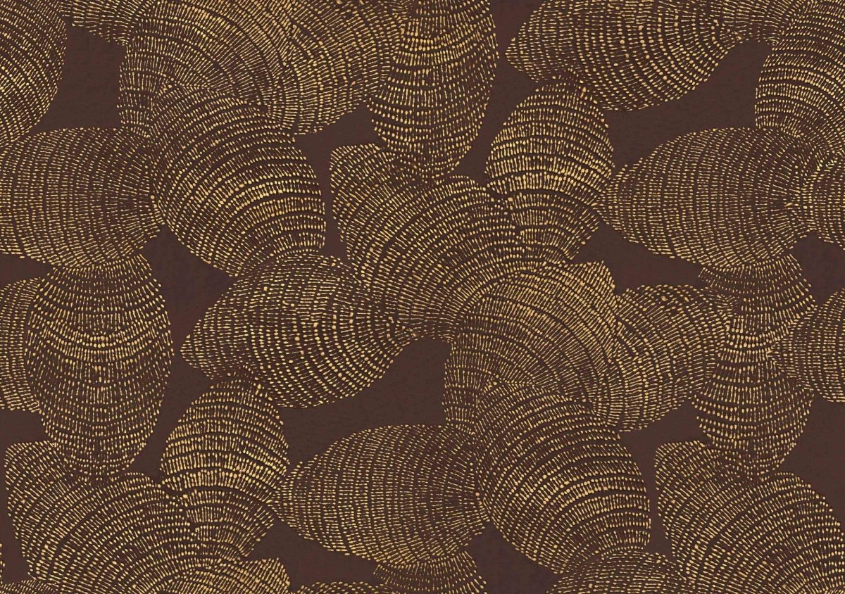 Coordonné Berber Rif Relief Coffee behang B00406 - LAB COLOUR THE WORLD