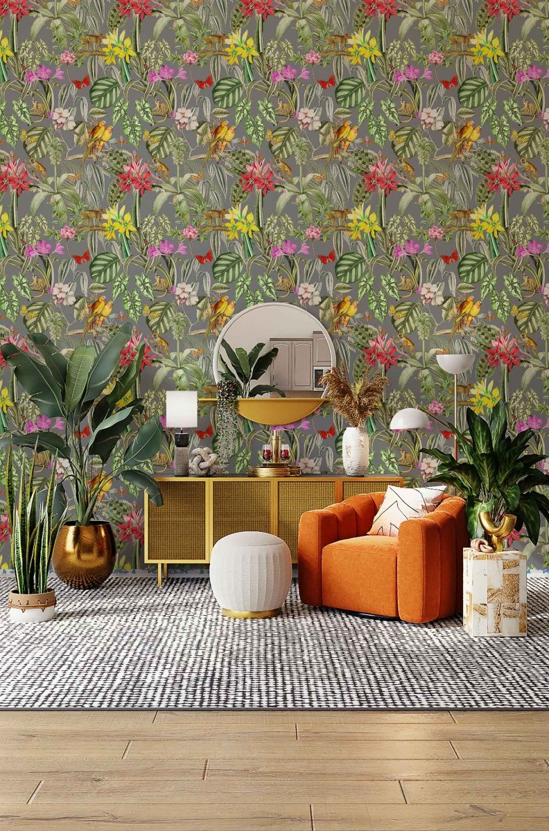 Coordonné Brazil Parrots behang 9900006 - LAB COLOUR THE WORLD