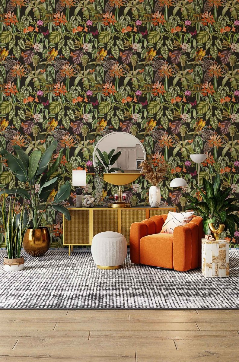 Coordonné Brazil Parrots behang 9900009 - LAB COLOUR THE WORLD