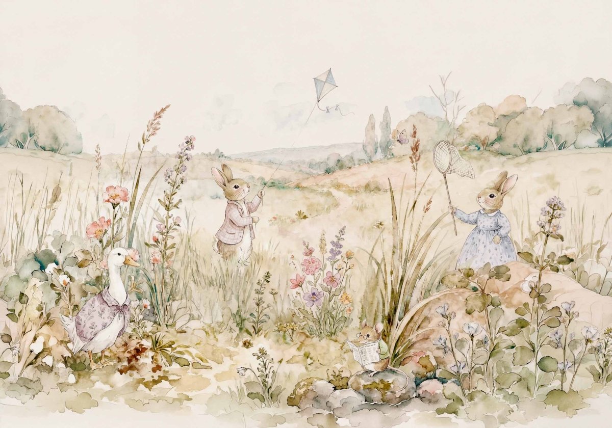 Coordonné Bunnies Behang D00338 - LAB COLOUR THE WORLD