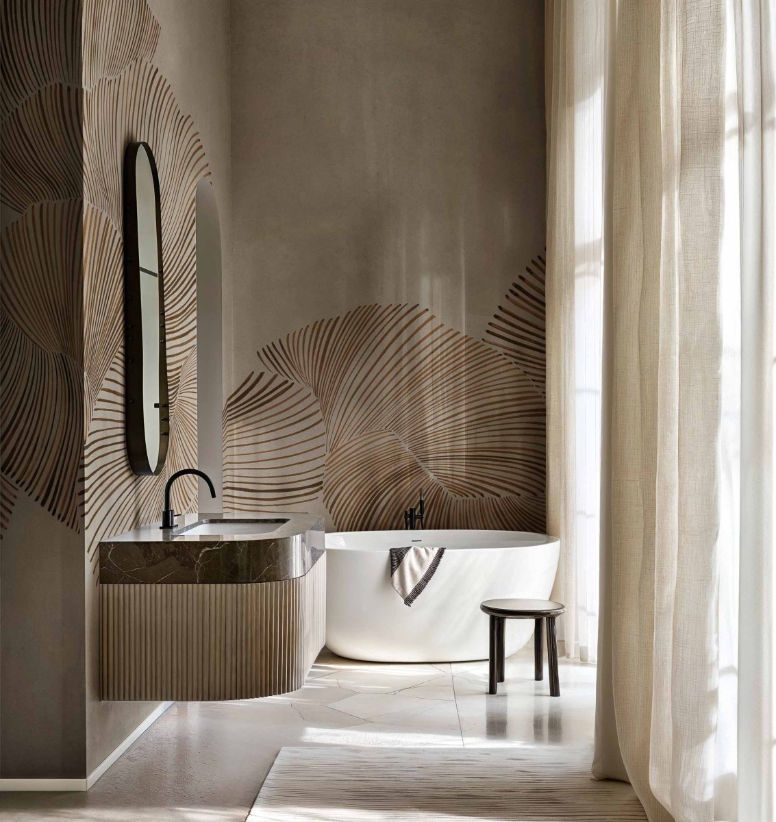 Coordonné Central Saint Martins – Rest Time Diving moment behang A00944 - LAB COLOUR THE WORLD