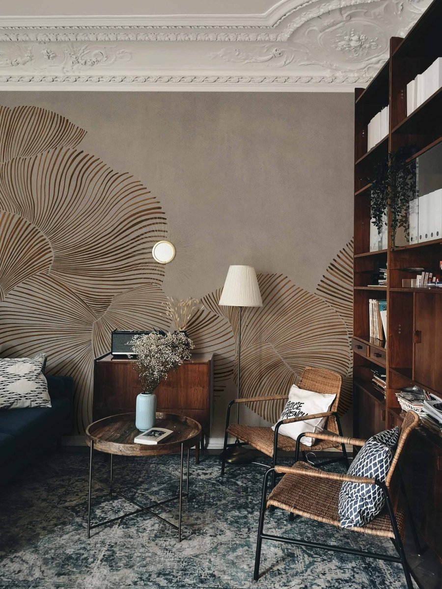 Coordonné Central Saint Martins – Rest Time Diving moment Beige behang A00944 - LAB COLOUR THE WORLD