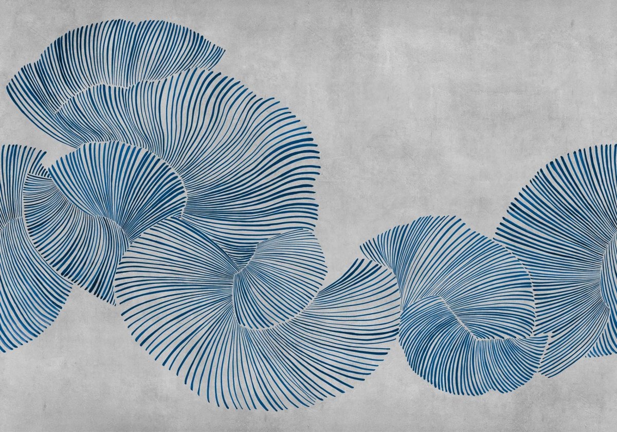 Coordonné Central Saint Martins – Rest Time Diving moment Blue behang A00943 - LAB COLOUR THE WORLD