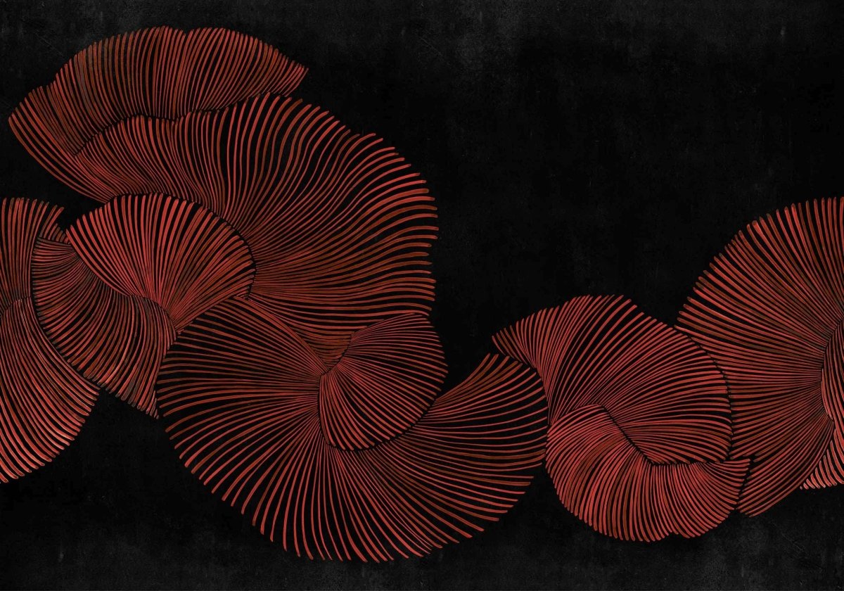 Coordonné Central Saint Martins – Rest Time Diving moment Red behang A00947 - LAB COLOUR THE WORLD